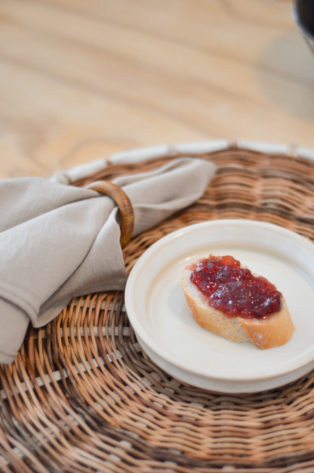 Bajo plato mimbre hilaza - Image 3